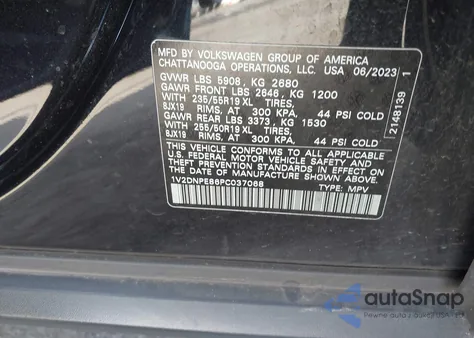 2023 Volkswagen Id.4 Awd Pro from USA, damaged, VIN 1V2DNPE86PC037068